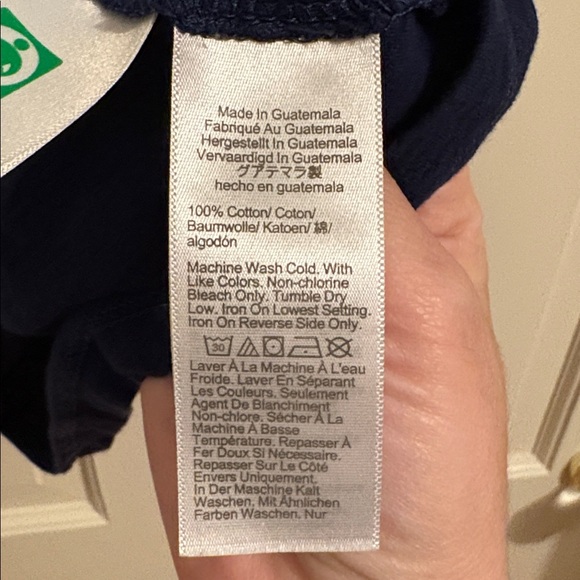 J. Crew Navy T-Shirt with White "SPORTS!" Graphic - Picture 3 of 4